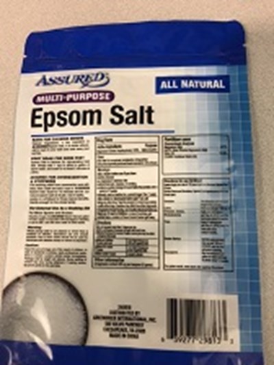 Back Label (Epsom Salt Label)